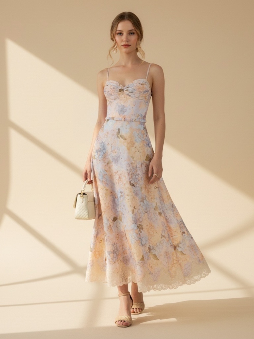 Zimmermann Valiant Tucked Midi Dress – Size 0
